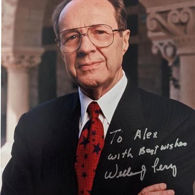 William Perry signed photo