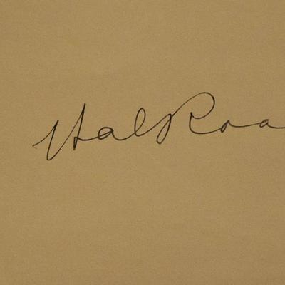 Hal Roach signature slip