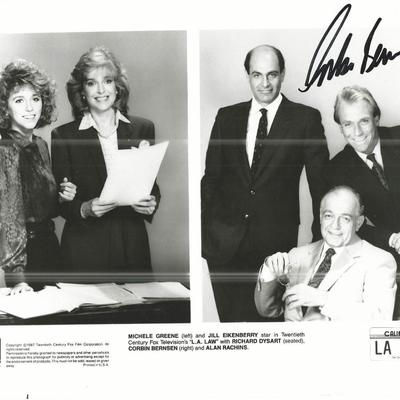 LA Law Corbin Bernson signed photo