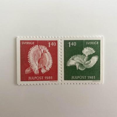 1981 Sweden set of 2 stamps