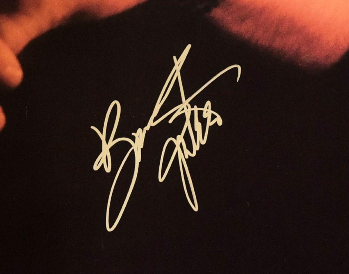Bruce Springsteen signed promo poster | EstateSales.org