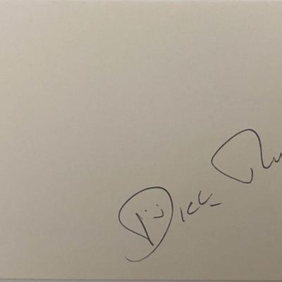 Recipient of Purple Heart Medal Dick Rutan original signature