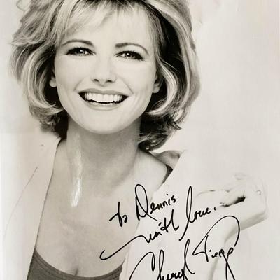 Cheryl Tiegs signed photo