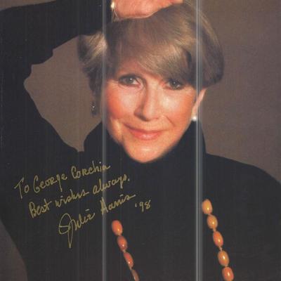 Julie Harris signed photo