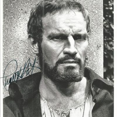 The Agony and the Ecstasy Charlton Heston Signed Movie Photo