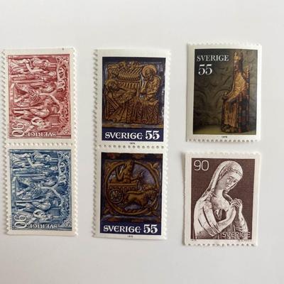 Sweden set of 6 stamps