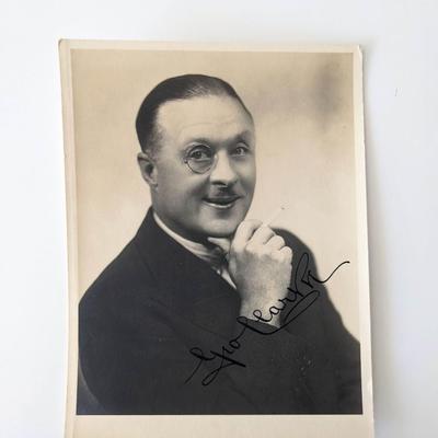 George Clark signed photo