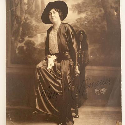Margaret Matzenauer signed Opera Star photo