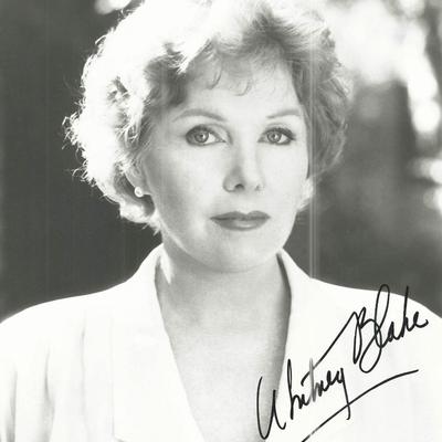 Batman Forevers Whitney Blake Signed Photo