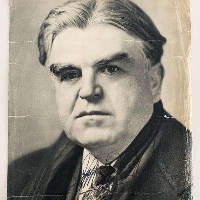 John L Lewis signed photo
