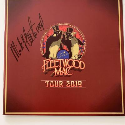 Mick Fleetwood signed 2019 tour book. GFA Authenticated