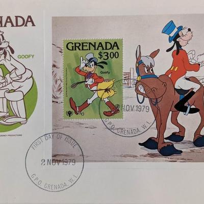 Grenada 1979 Disney's Goofy Commemorative First Day Cover