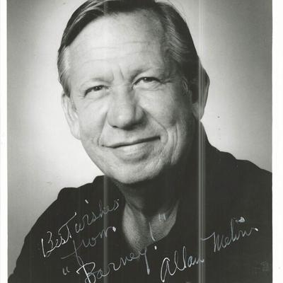 Allan Melvin Signed Photo