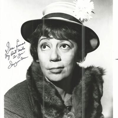TV Pioneer Imogene Coca signed photo