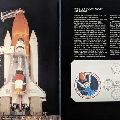 Flown in space NASA STS-8 Flight Commemorative Cover with Folder