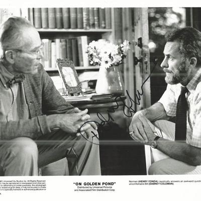 On Golden Pond Dabney Coleman Signed Photo