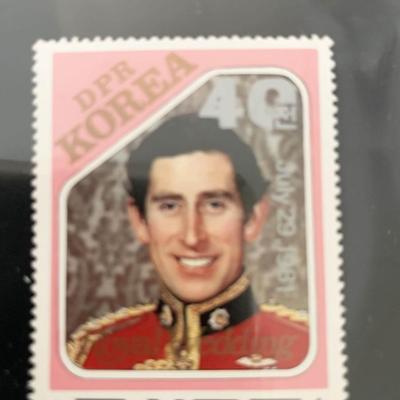 Royal Wedding Prince Charles DPR Korea commemorative stamp 