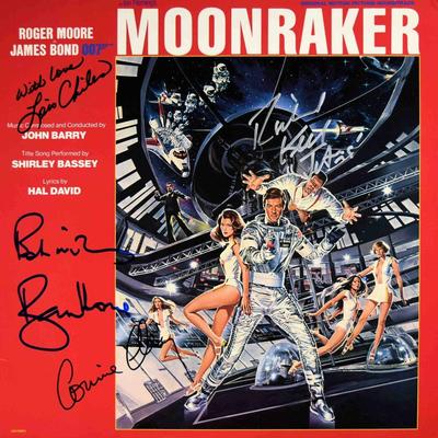 Moonraker signed soundtrack album