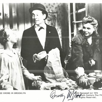Dorothy McGuire signed photo