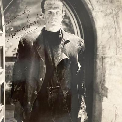 Boris Karloff Signed Photo- A.A.U. Authenticated