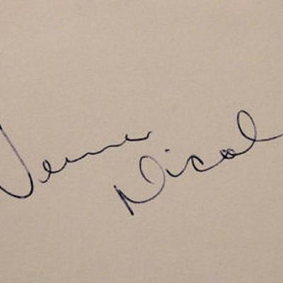 Beatles Jimmie Nicol signature slip