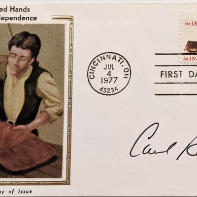 Carl Reiner signed first day cover 1977