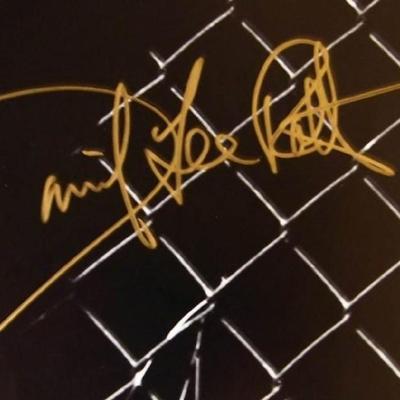 David Lee Roth signed album insert 