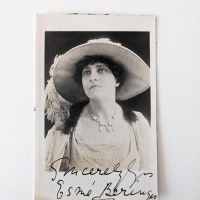 Esme Beringer signed photo