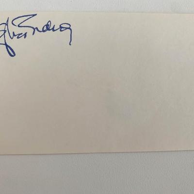 Silvia Sidney original signature