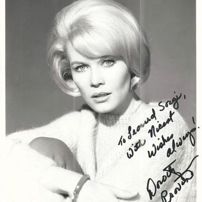 Dorothy Provine Signed Photo