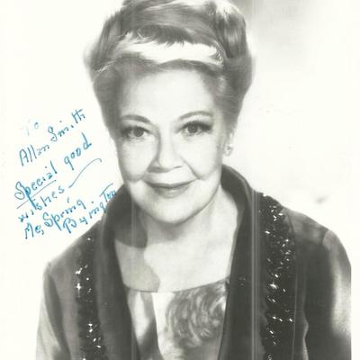 Spring Byington Signed Photo