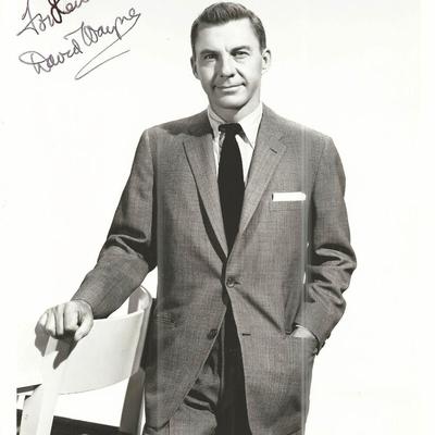 David Wayne Signed Photo