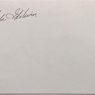Astronaut Linda Godwin original signature 