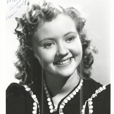 The little princess' Marcia Mae Jones Signed Photo