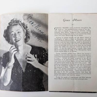 Grace Moore signed program