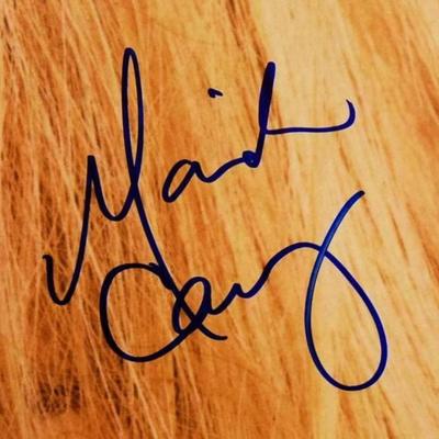 Mariah Carey signed "Charmbracelet" album poster