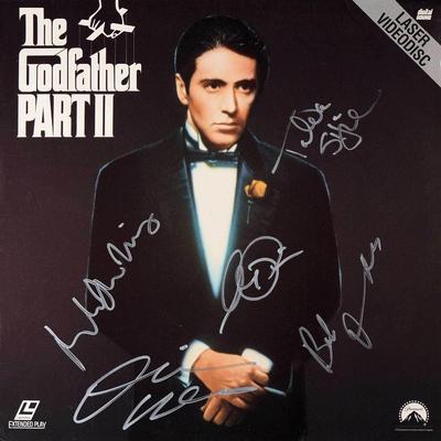The Godfather Part II cast signed soundtrack