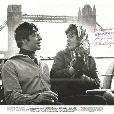Georgy Girl Lynn Redgrave Signed Movie Photo