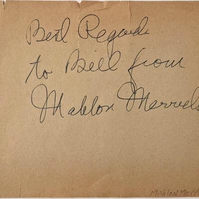 Mahlon Merrick Signature Cut
