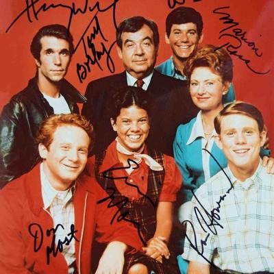 Happy Days signed cast promo photo 