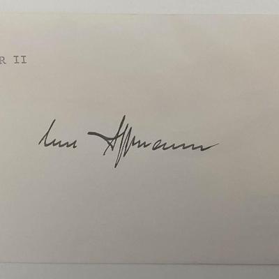 WW2 USMC Carl Hoffman signed envelope