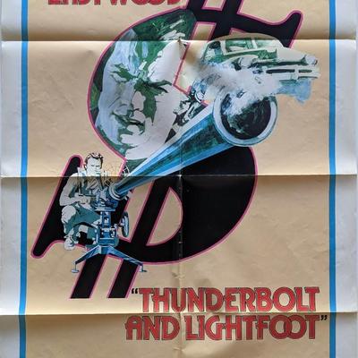 Thunderbolt and Lightfoot original 1974 vintage movie poster
