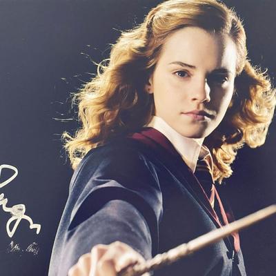 Harry Potter Emma Watson signed photo