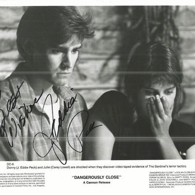Dangerously Close J. Eddie Peck Signed Movie Photo