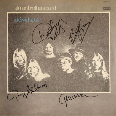 The Allman Brothers Idlewild South
signed album