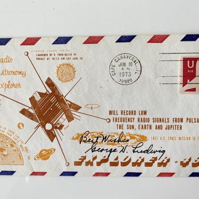 Explorer 49 George H. Ludwig
1973 Signed First Day Cover
