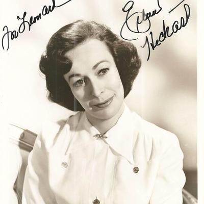 Eileen Heckart Signed Photo