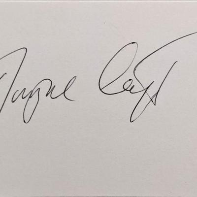Opera singer Dwayne Croft original signature