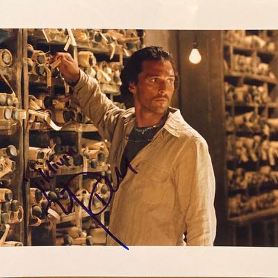 Matthew McConaughey signed photo
