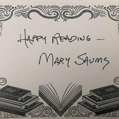 Mary Saums Signature